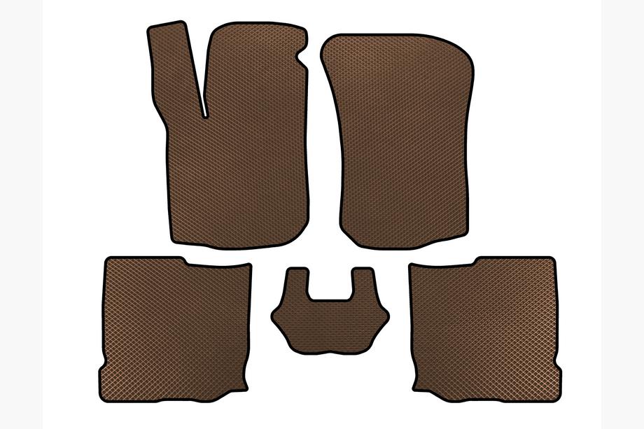 Seat Leon 1999-2005 Tapis de sol EVA (HB, 5 portes, Marron) Image