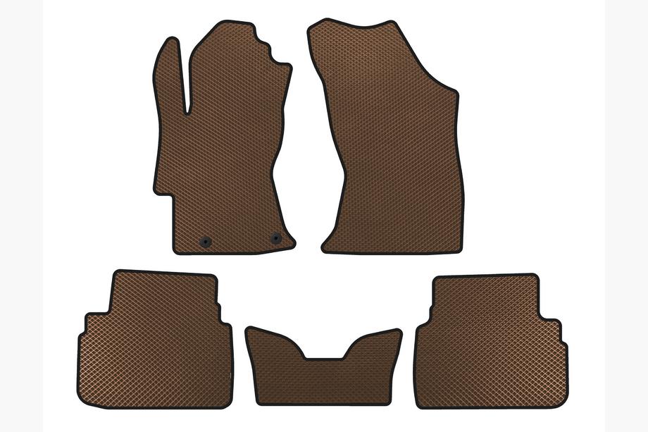Subaru XV 2017-2023 Tapis de sol EVA V2 (Marron) Image