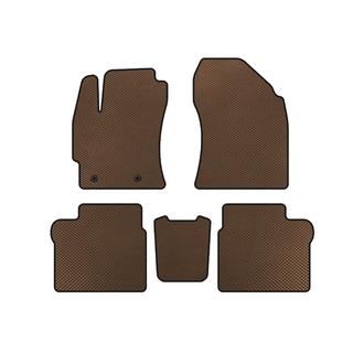 Tapis de sol EVA (2016-2019, SD, Marron) Toyota Corolla 2013-2019
