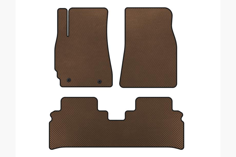 Toyota Highlander 2000-2008 Tapis de sol EVA (Marron) Image