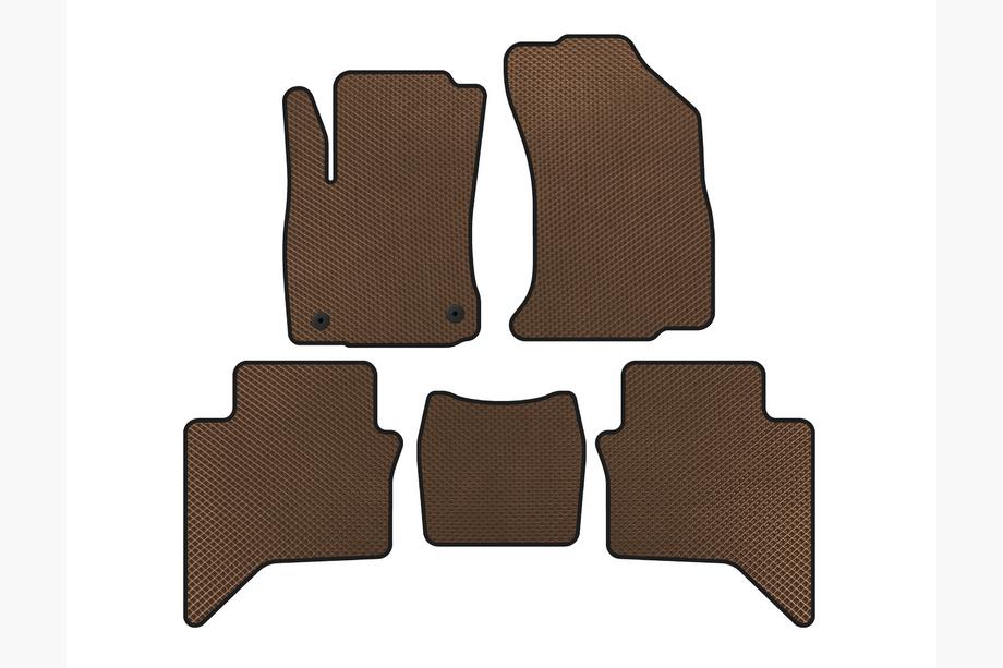 Toyota Hilux 2015- Tapis de sol EVA (Marron) Image