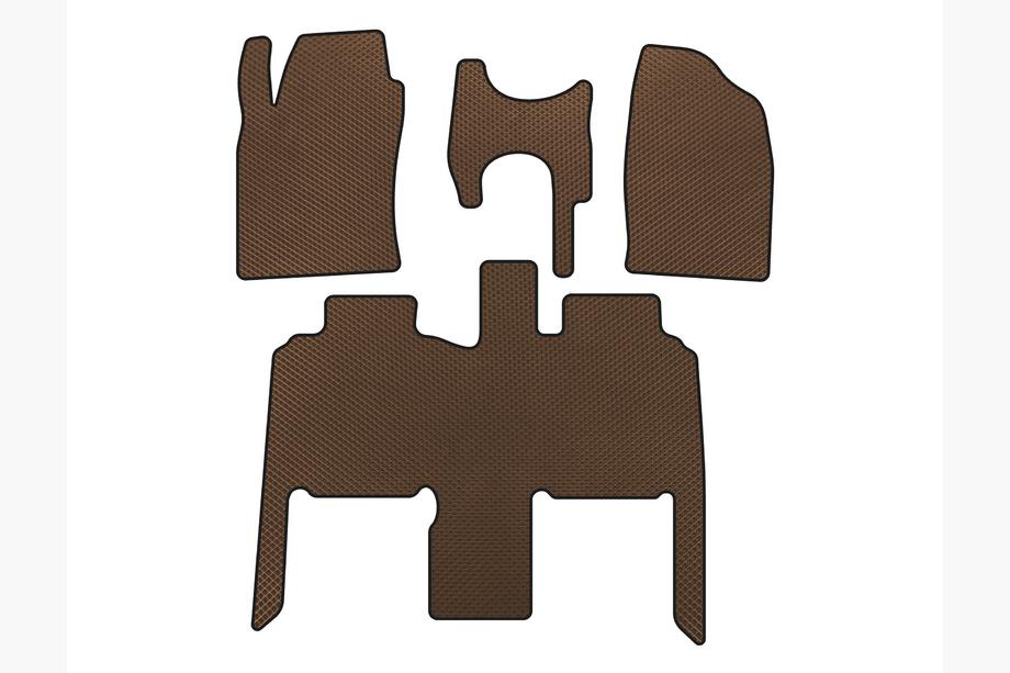 Toyota Previa 2000-2006 Tapis de sol EVA (Marron) Image