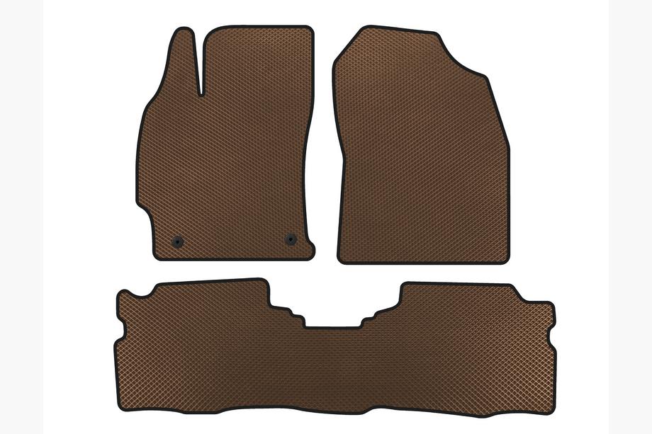 Toyota Prius 2015-2022 Tapis de sol EVA (LB, Hybride, Marron) Image