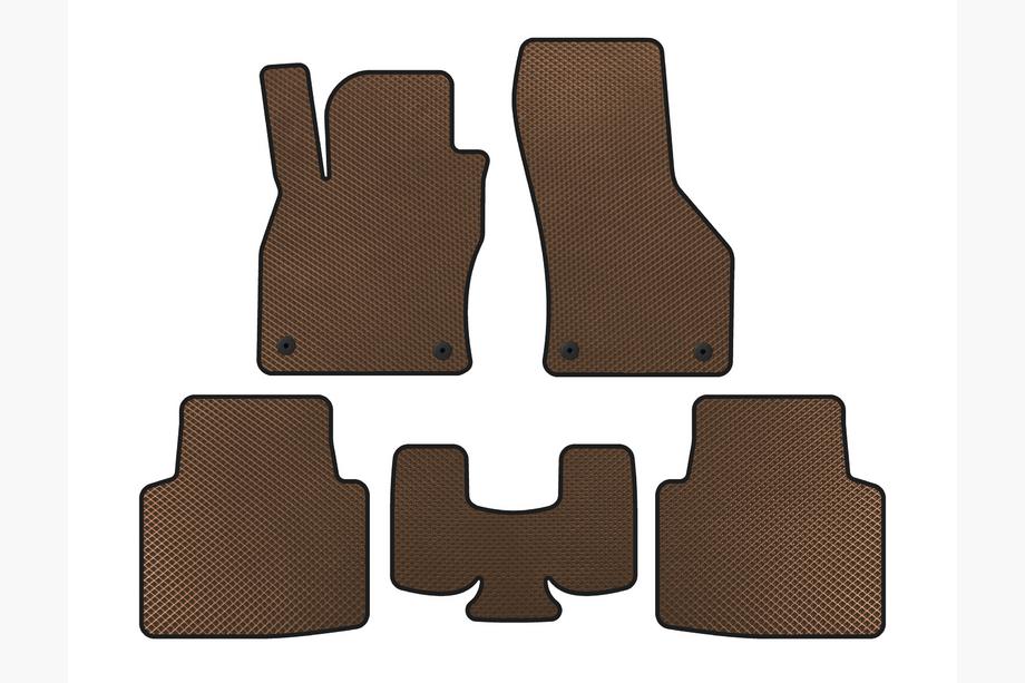 Volkswagen Arteon 2017-2025 Tapis de sol EVA (Marron) Image
