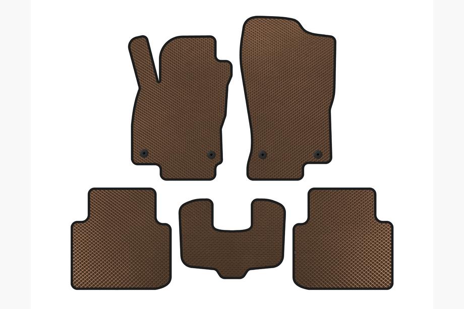 Volkswagen Arteon 2017-2025 Tapis de sol EVA (2022+, LB, Marron) Image