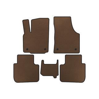 Tapis de sol EVA (2 Rangées, 7 Places, Marron)