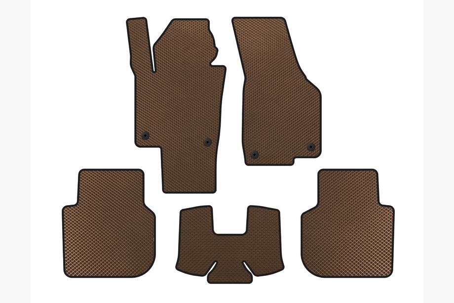 Volkswagen Passat B8 2015-2023 Tapis de sol EVA (2015-2019, SD, Marron) Image