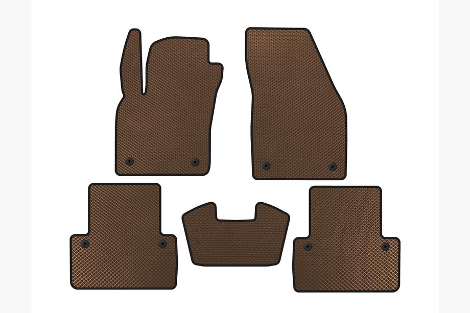 Volvo V50 2004-2012 Tapis de sol EVA (2007-2012, SW, Marron) Image