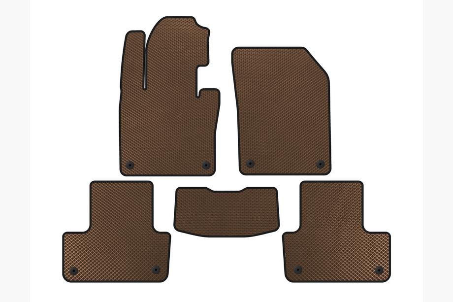 Volvo XC60 2017- Tapis de sol EVA (Marron) Image