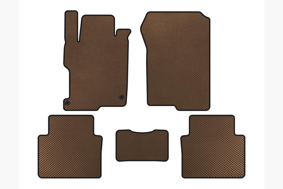 Honda Accord IX 2013-2017 Tapis de sol EVA (SD, Marron) Image