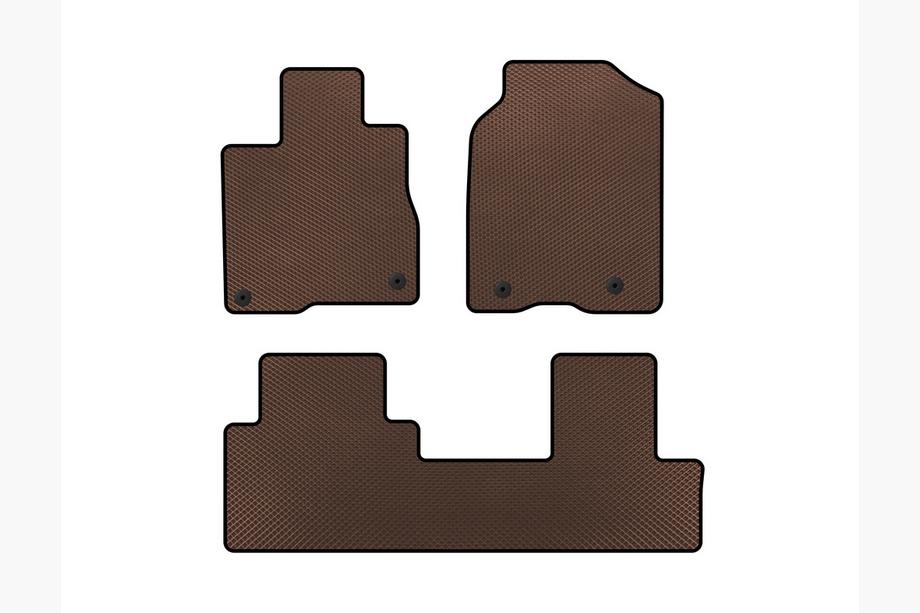 Acura MDX 2001-2006 Tapis de sol EVA (Marron) Image