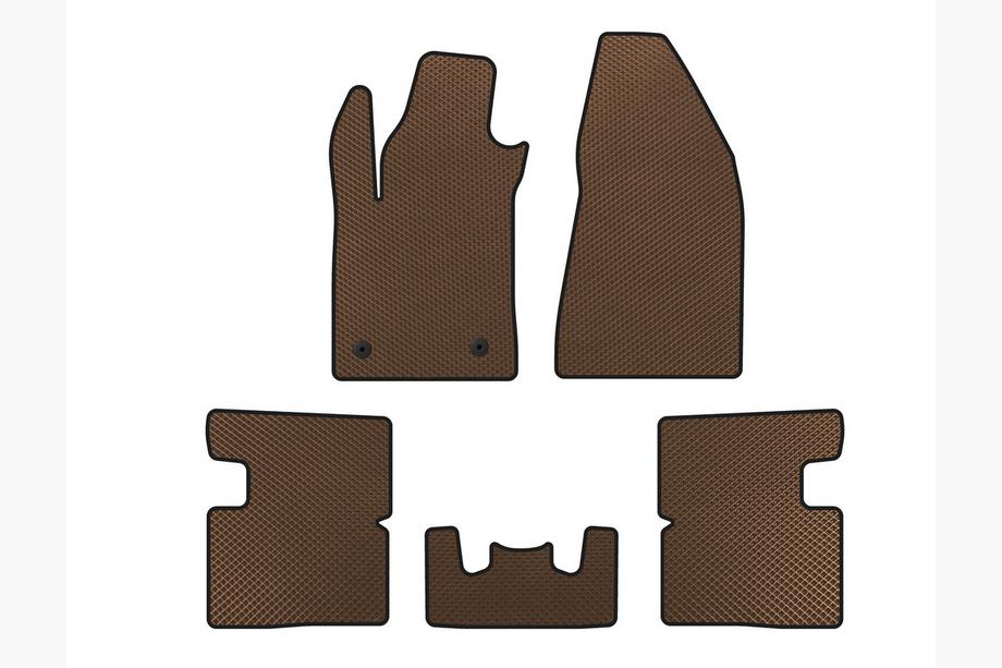 Alfa Romeo Giulietta 2010-2020 Tapis de sol EVA (Marron) Image