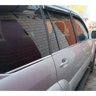 Encadrement de vitres exterieur inox (6 pcs) Toyota Land Cruiser Prado 120 2002-2009 photo 1
