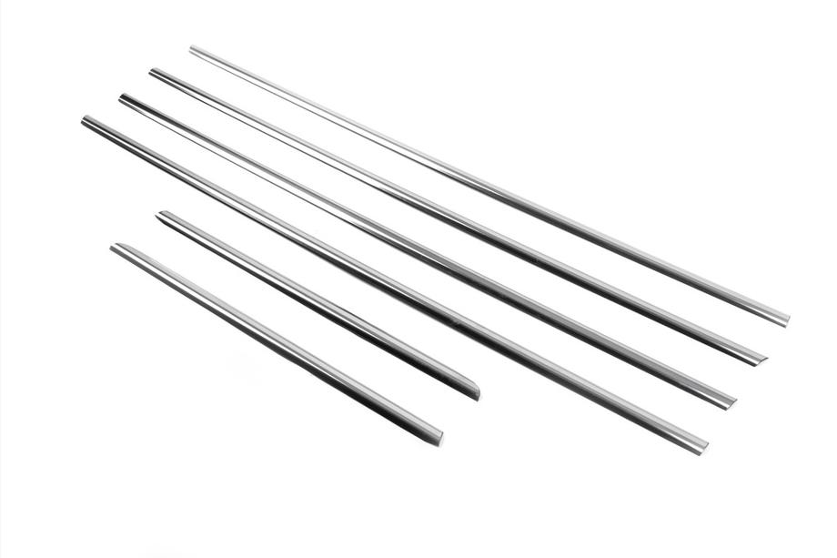 Toyota Land Cruiser Prado 120 2002-2009 Encadrement de vitres exterieur inox (6 pcs) OmsaLine - Inox Italien Photo 6