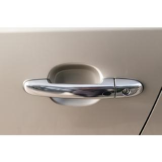 Couvre-poignées de porte chromés (5 pcs, inox, avec puce) Suzuki Grand Vitara 2005-2017 photo 1
