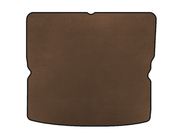 Opel Zafira B 2005–2011 Tapis de coffre EVA avec extension pour la 3e rangée, Marron photo 1