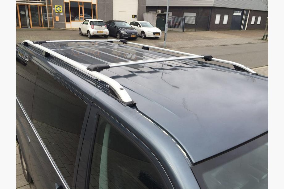 Volkswagen T5 2010-2015 Barres de toit CROWN (gris mat) Empattement Court Photo 10