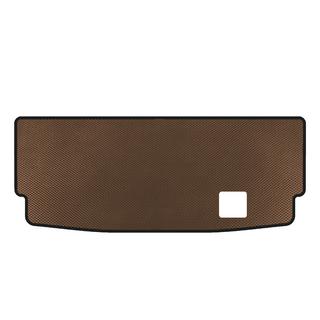 Tapis de coffre (7 places avec 3e rangée rabattue, Marron)