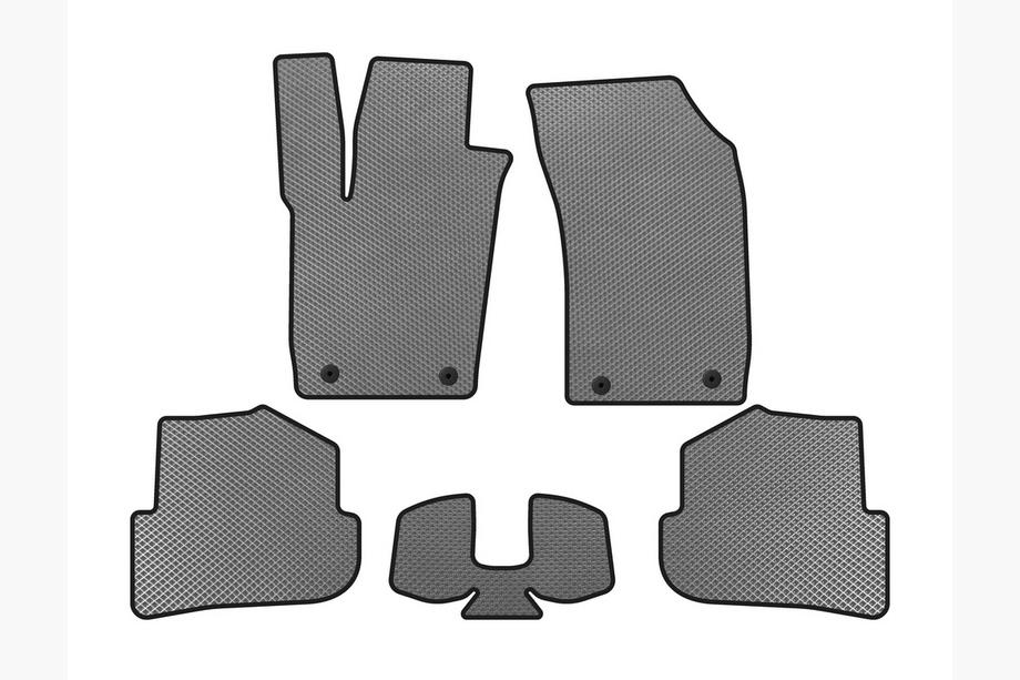 Audi A1 2010-2018 Tapis de sol EVA (HB, 3 Portes, Gris) Image