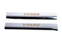 Opel Vivaro 2001–2015 Couvre-seuils de Porte VIP-Style (2 pcs, Inox) photo 2