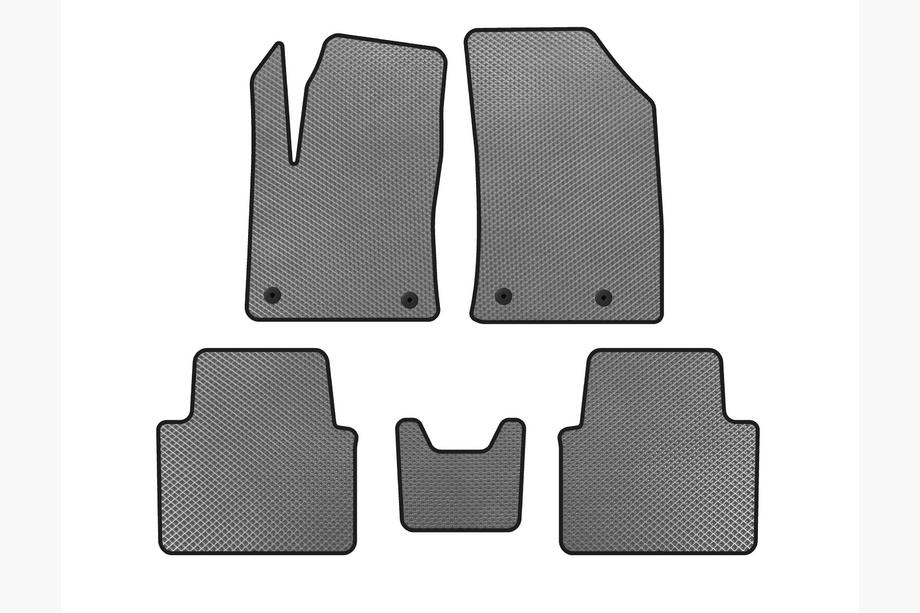 Citroen C-3 Aircross 2017-2024 Tapis de sol EVA (Gris) Image