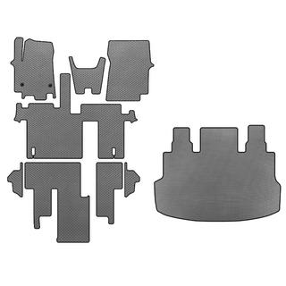Tapis de sol EVA (habitacle complet, 1+1, 5/9 places, Gris)