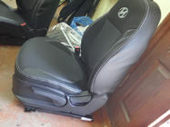 Hyundai Accent 2011-2017 Housses de Sièges Auto (Similicuir↗Tissu, Premium) photo 5