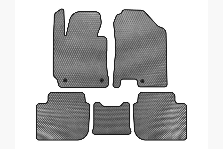 Kia Cerato 3 2013-2018 Tapis de sol EVA (SD, Gris) Image