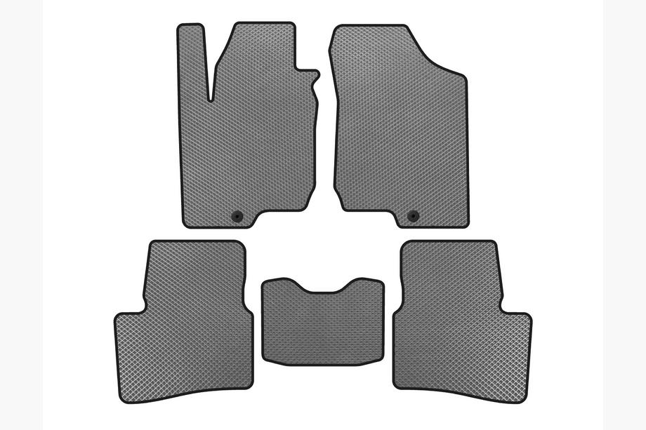 Kia Ceed 2007-2012 Tapis de sol EVA (HB, 3 Portes, Gris) Image