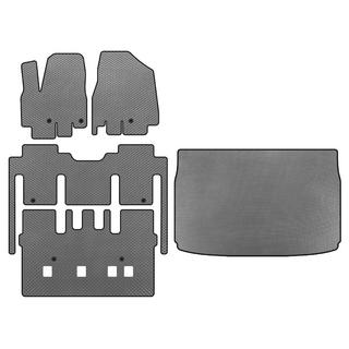 Tapis de sol EVA (habitacle complet, 8 places, Gris)