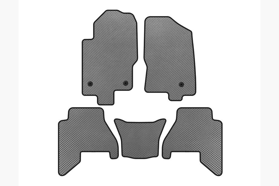 Nissan Pathfinder R51 2005-2014 Tapis de sol EVA V2 (2 rangées, Gris, 2010-2014) Image