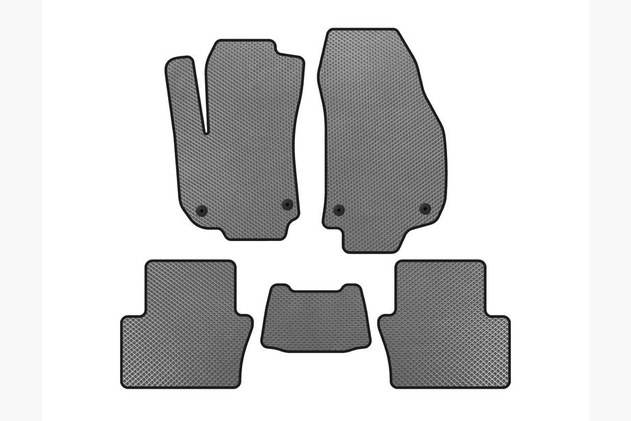 Opel Zafira B 2005–2011 Tapis de sol EVA (2 Rangées, Gris) Image