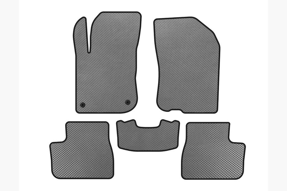 Peugeot 208 2012-2019 Tapis de sol EVA (Gris) Image
