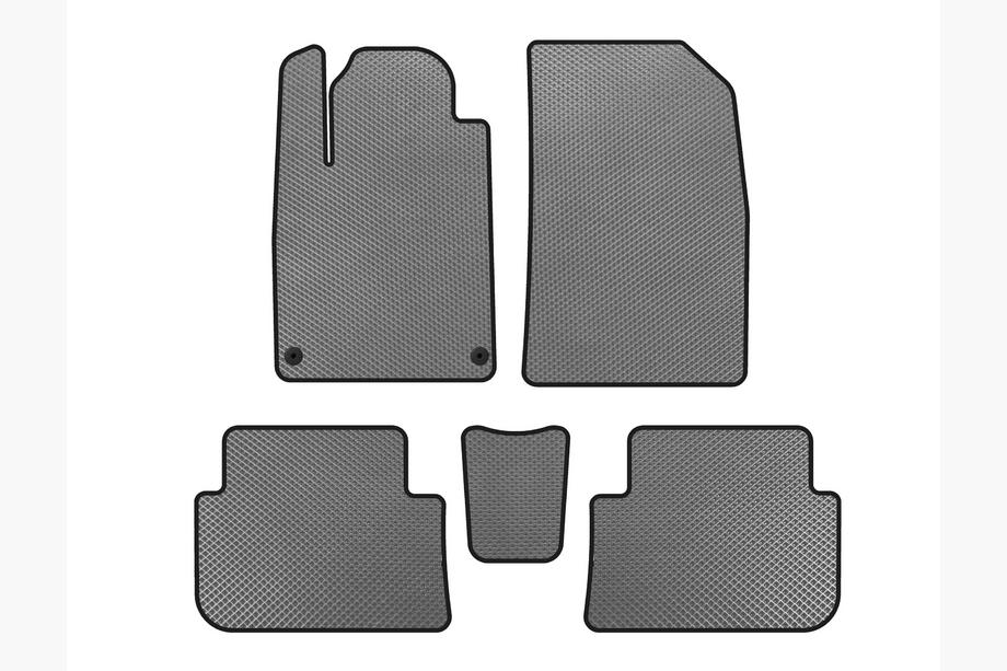 Peugeot 407 2004-2011 Tapis de sol EVA (SD, Gris) Image