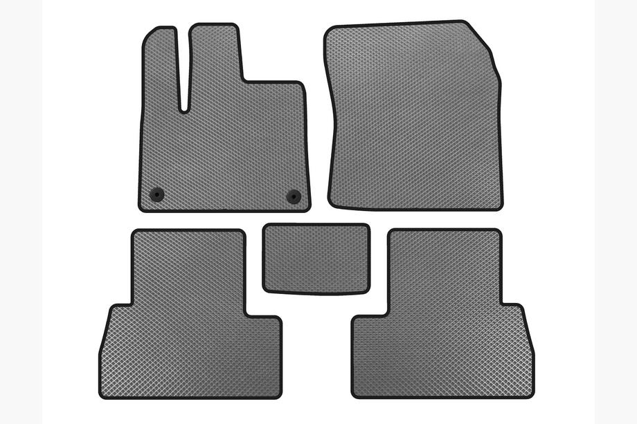 Peugeot Partner/Rifter 2019- Tapis de sol EVA (Empattement Long, Gris) Image