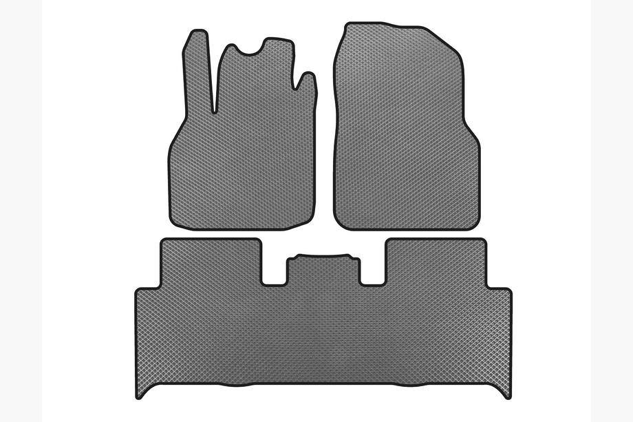 Renault Scenic/Grand 2003-2009 Tapis de sol EVA (2 Rangées, Gris) Image