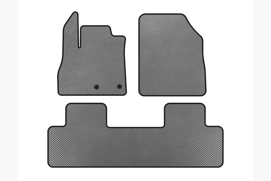 Renault Scenic/Grand 2016–2025 Tapis de sol EVA (5 places, Gris) Photo 1