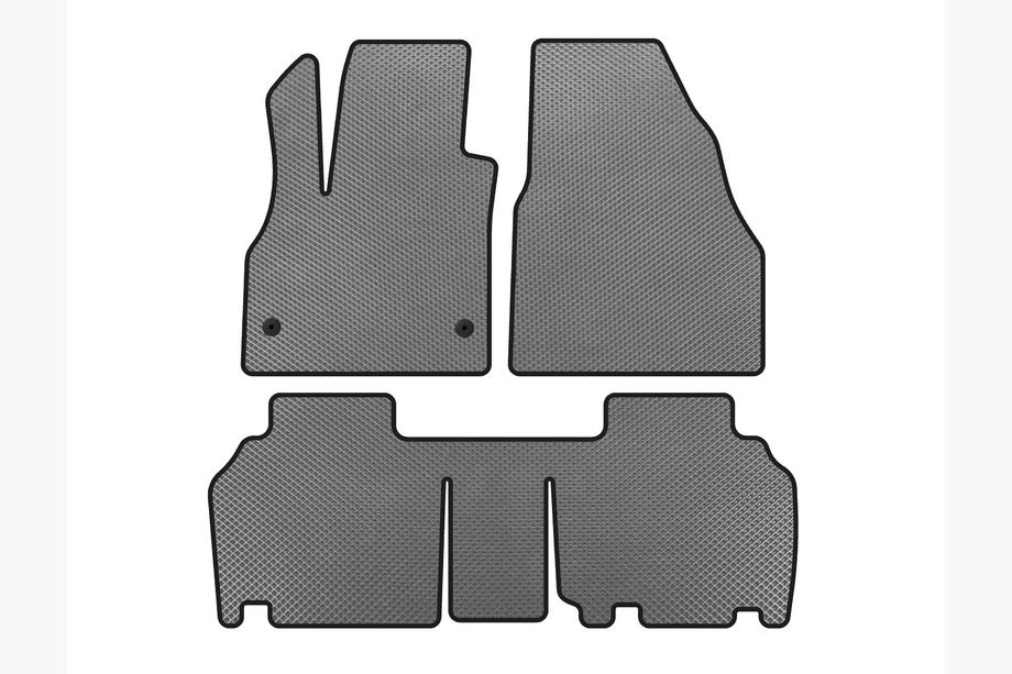 Renault Kangoo 2008–2020 Tapis de sol EVA (2 Rangées, 5 Portes/7 Places, Gris) Image