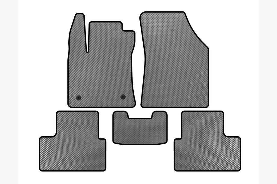 Renault Megane IV 2016-2025 Tapis de sol EVA (SD, Gris) Image