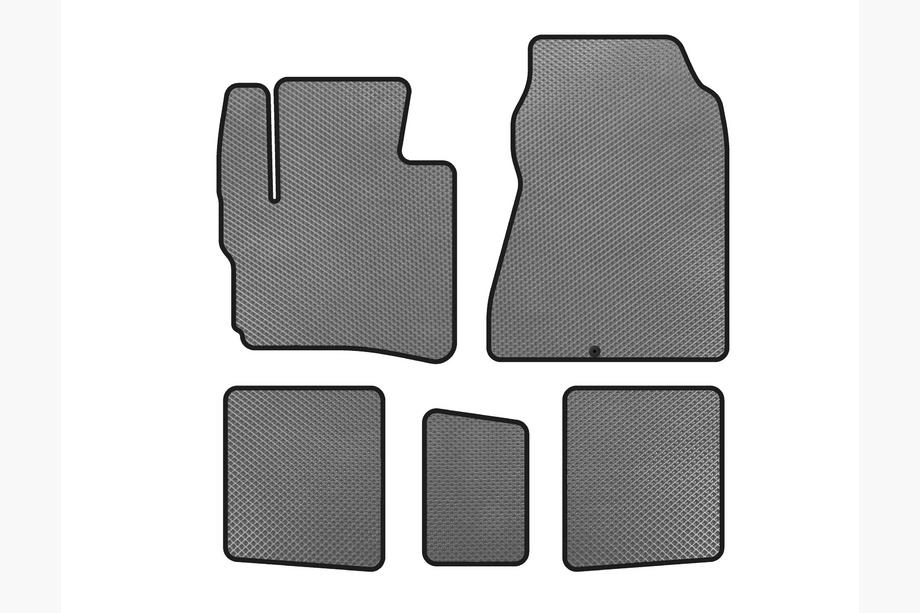 Toyota IQ 2008-2015 Tapis de sol EVA (HB, Gris) Image