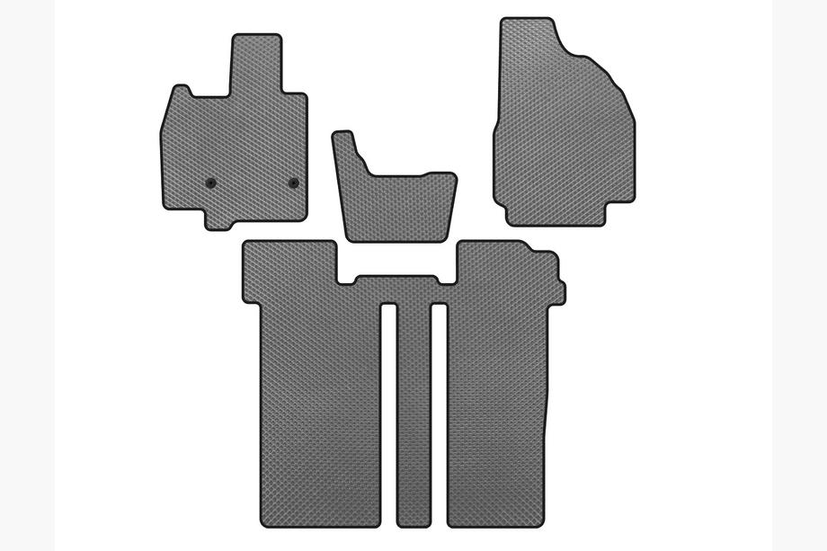 Toyota Previa 2006-2019 Tapis de sol EVA (2 Rangées, 6 Places, Gris) Image