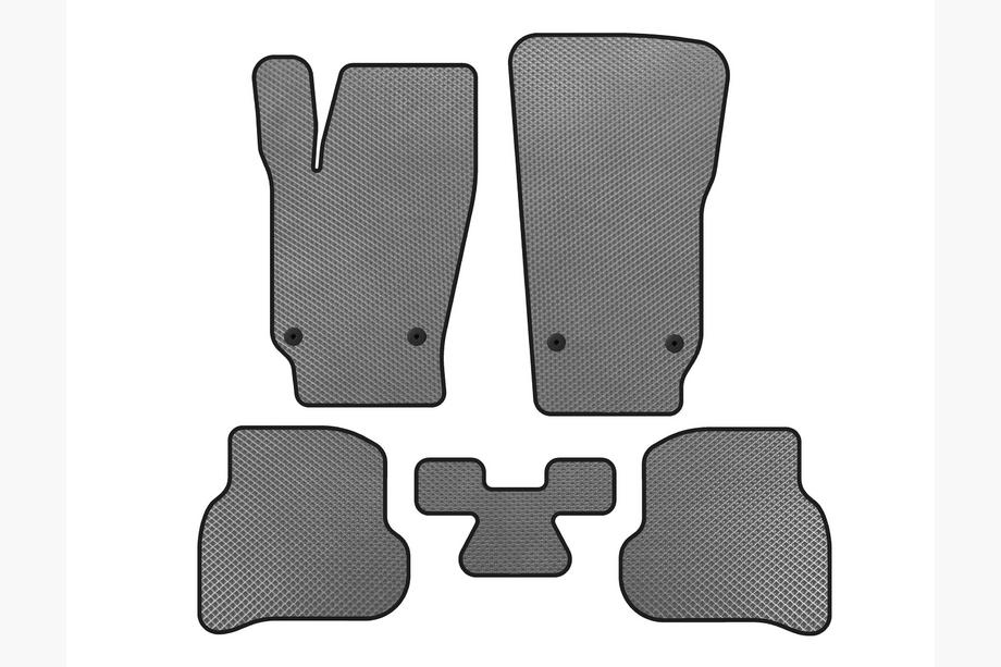 Volkswagen Polo 2010-2017 Tapis de sol EVA (HB, 3/5 portes, Gris) Image