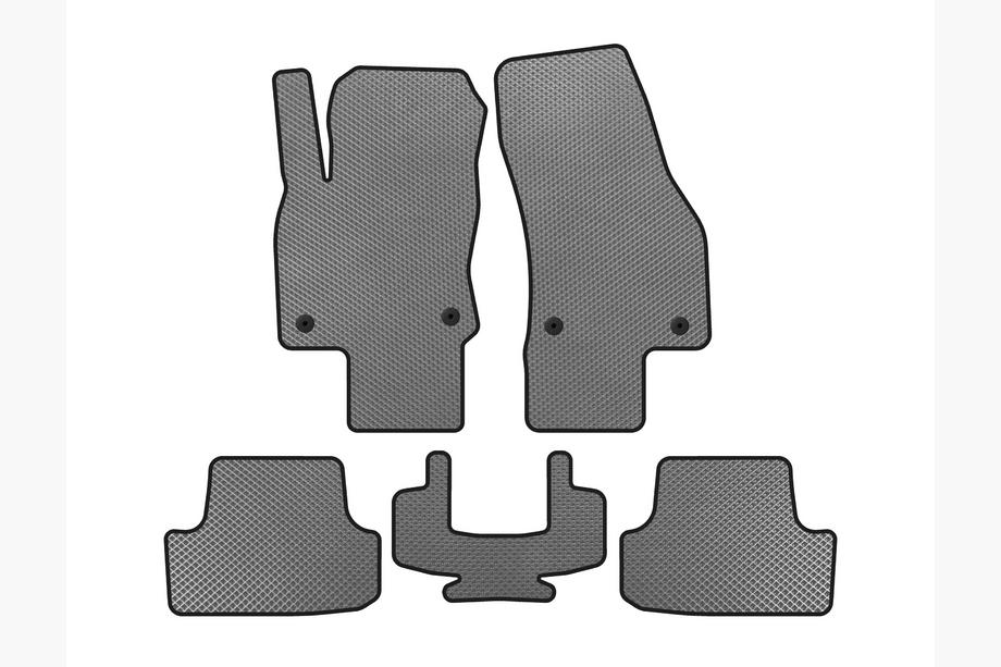 Volkswagen T-Roc 2017-2025 Tapis de sol EVA (5 Portes, Gris) Image