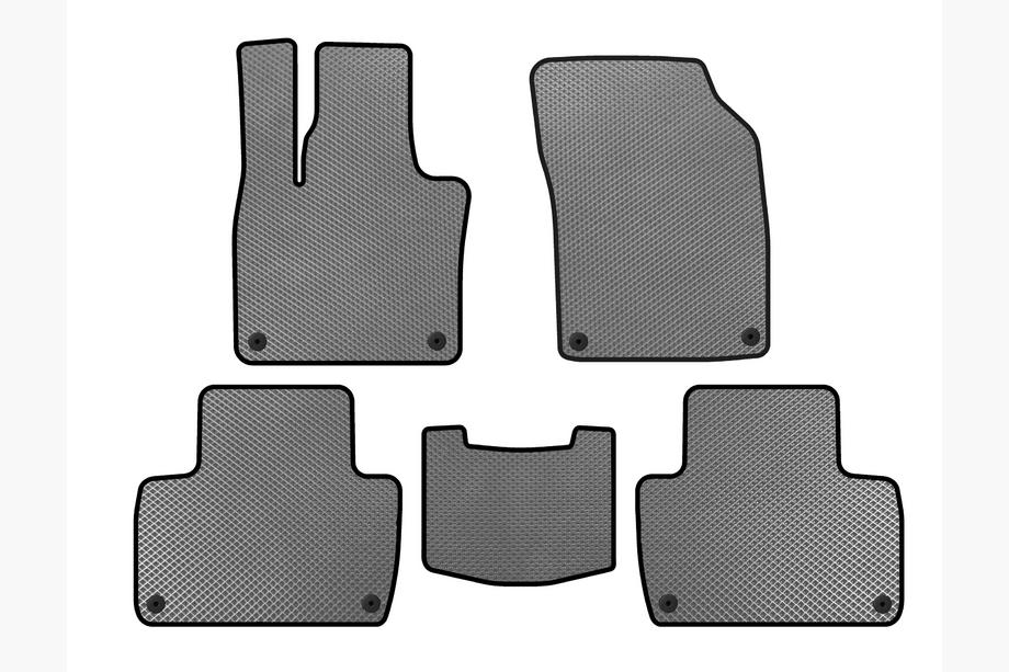 Volvo XC90 2015- Tapis de sol EVA (2 Rangées, Gris) Image