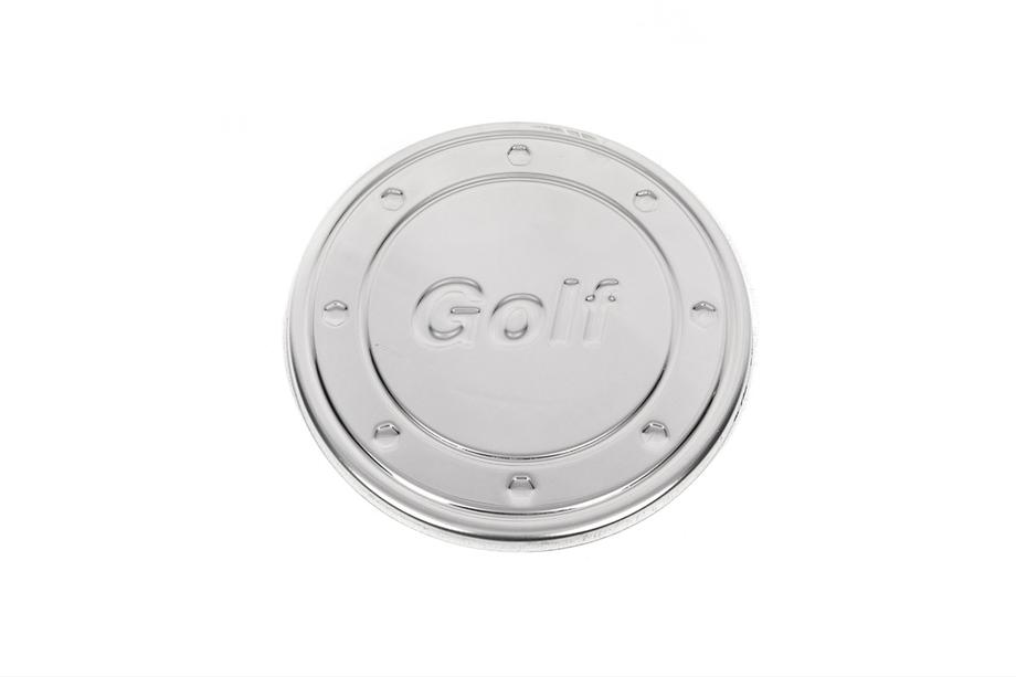 Volkswagen Golf 4 1997-2006 Cache chromé de trappe à carburant (inox) Photo 2