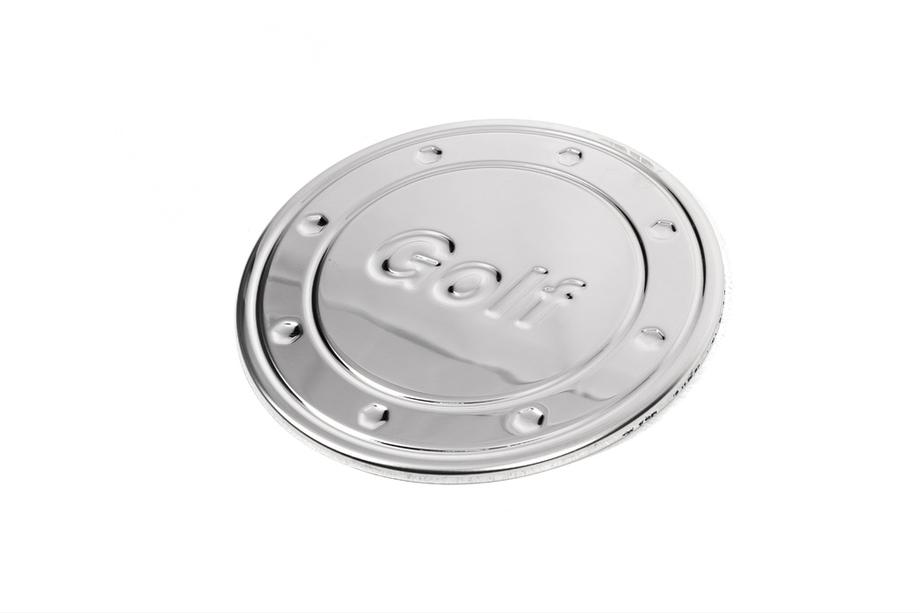 Volkswagen Golf 4 1997-2006 Cache chromé de trappe à carburant (inox) Photo 3