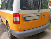 Volkswagen Caddy 2010-2015 Baguette chromée au-dessus de la plaque d'immatriculation (2 portes, inox) photo 1
