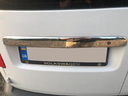 Volkswagen Caddy 2010-2015 Baguette chromée au-dessus de la plaque d'immatriculation (2 portes, inox) photo 3