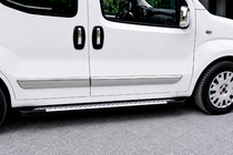 Opel Combo 2012-2018 Marchepieds Latéraux Allmond Grey (2 pcs, Aluminium) photo 1