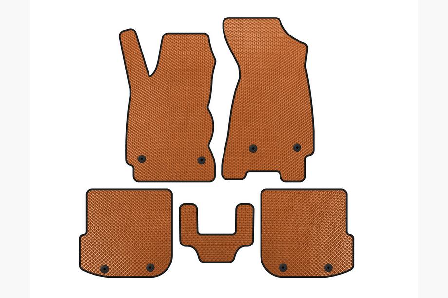 Audi A4 B5 1994–2001 Tapis de sol EVA (Berline, Orange) Image